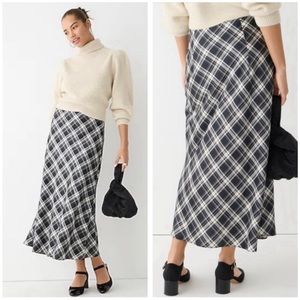 JCrew Gwyneth Slip Skirt In Berkshire Plaid